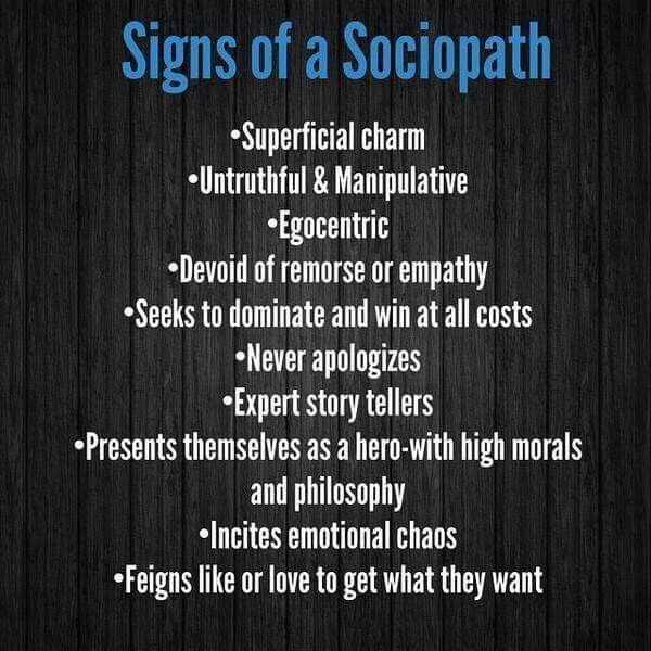 narcissistic abuse syndrome symptoms victim sociopath sociopaths punishments personality
